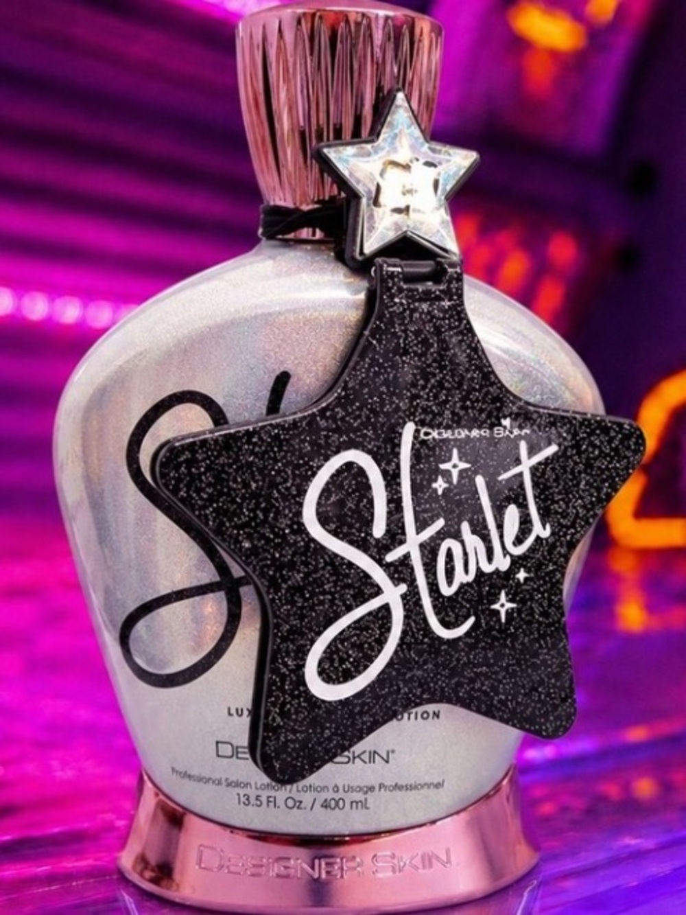 Starlet Shimmer Lotion by Designer Skin - Silver & Black